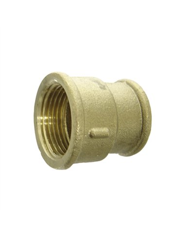 Manguito laton reducido h-h 3/4-1/2 38502