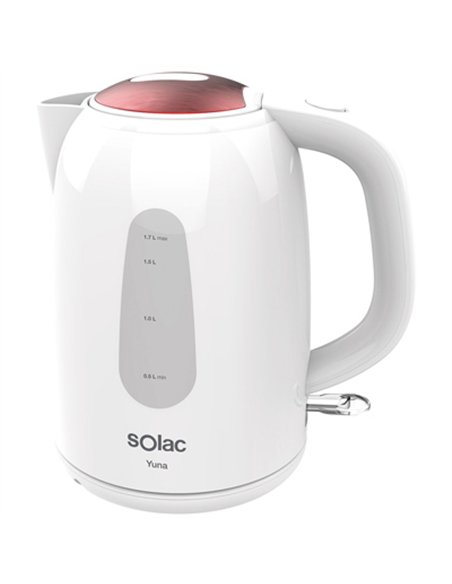HERVIDOR DE AGUA 1,7lt  2.200w YUNA KT5851  SOLAC