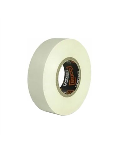 PAQ. 10 ROLLOS CINTA AISLANTE BLANCA 19mm x20mt MIARCO