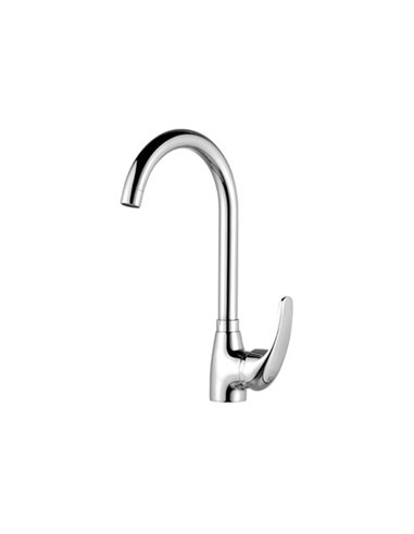 MONOMANDO FREGADERO CAÃ‘O CISNE VERTICAL CROMO 23603 ENKEL