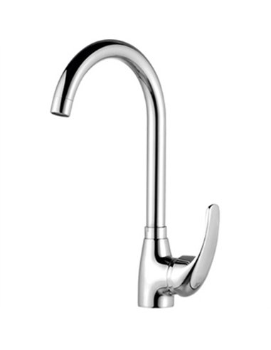 MONOMANDO FREGADERO CAÃ‘O CISNE VERTICAL CROMO 23603 ENKEL