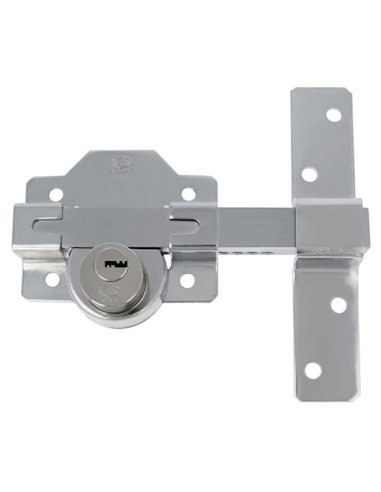 CERROJO LLAVE SEGURIDAD CROMO 88mm MOD. 6 6932 AMIG