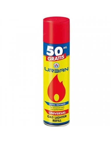 CARTUCHO GAS 250ml BUTANO PARA SOPLETE COCINA-ENCENDEDOR URBAN