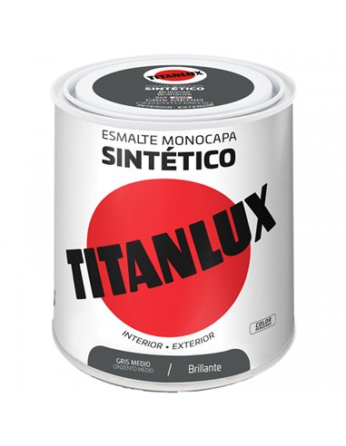 ESMALTE GRIS MEDIO 750ml 549 TITANLUX