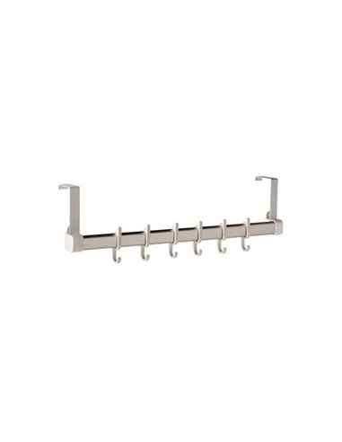 Colgador percha para puertas blanco 55cm 604049 cuncial