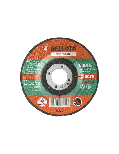 DISCO CORTE PIEDRA BASIC 115x3mm 50482 BELLOTA