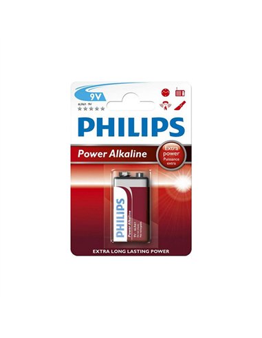 PILA 6LR61 9V POWER ALKALINE PHILIPS