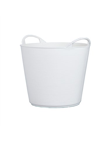 CAPAZO PLASTICO BLANCO DOS ASAS 26lt CAP26BL PLASVIDAVI