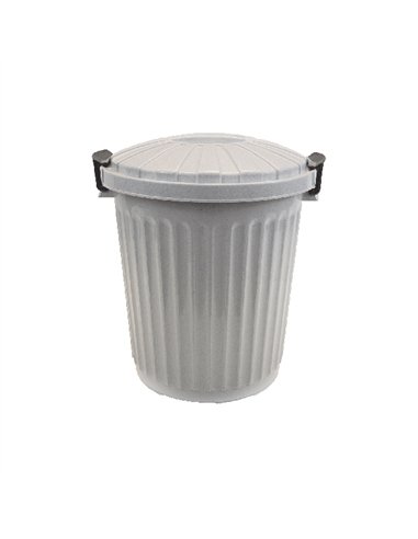 Cubo basura plastico blanco 23lt oscar denox