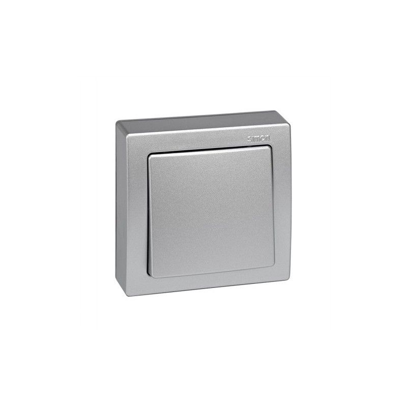 Conmutador monoblock ALUMINIO Simon 73 loft 73201-53