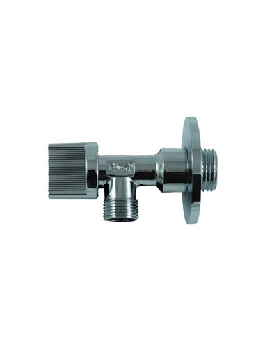 Llave valvula escuadra con plafon 1/2x1/2 402 cis