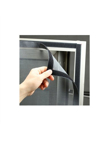 KIT MOSQUITERA VENTANA NEGRA VELCRO 1,3x1,5mt EPID