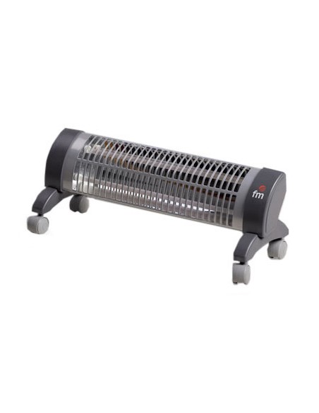 RADIADOR CUARZO SUELO RUEDAS 1.200w 2302-R FM