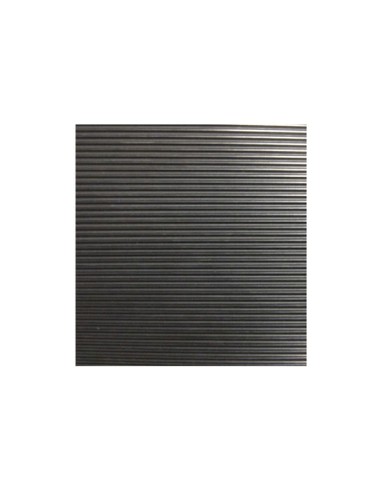 ROLLO PAVIMENTO GOMA 10x1mt 2,5mm ESTRIBERA NEGRO