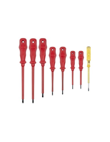 Juego 8 destornilladores aislados sl/ph krt400201 kreator