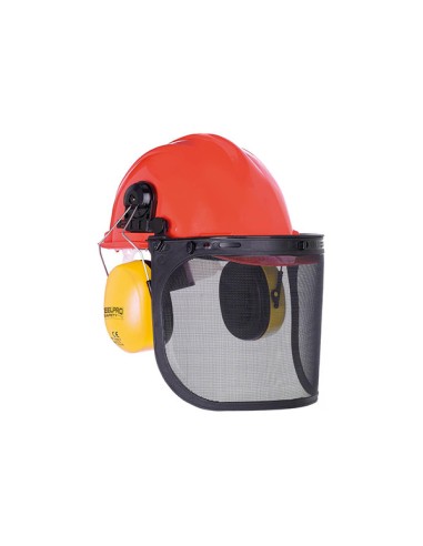 CASCO C/PANTALLA-AURICULARES DESBROZADORA 2088-KF STEELPRO