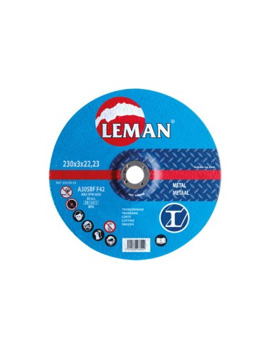 DISCO CORTE ACERO 230x3mm 233.00.25 LEMAN