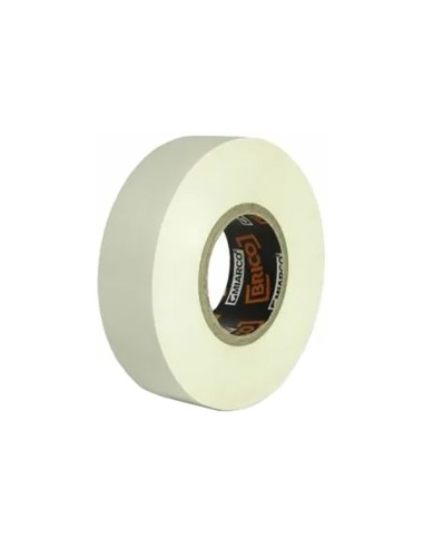 PAQ. 10 ROLLOS CINTA AISLANTE BLANCA 19mm x10mt MIARCO