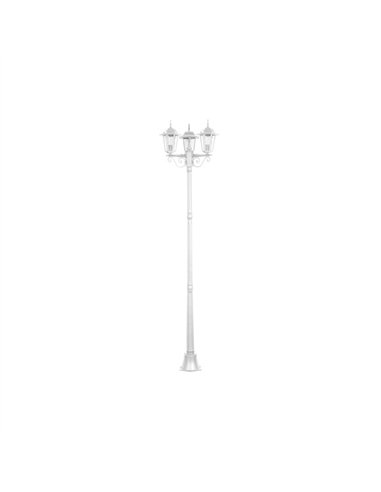 FAROLA EXTERIOR 3 LUCES 217x54cm BLANCA 9153 ASTRID