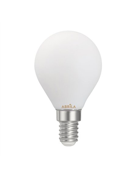 Bombilla Esferica Filam.opal 6w 6000k Abrila E14  540lm 7,8x4,5x4,5cm