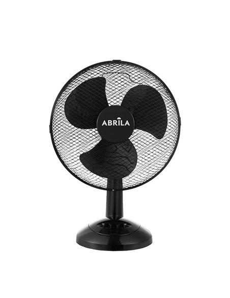 Ventilador Sobremesa Pizarro Mediano Negro 3velocidades 35w  Orientable Fijo Y Rotatorio 48x34x20cm