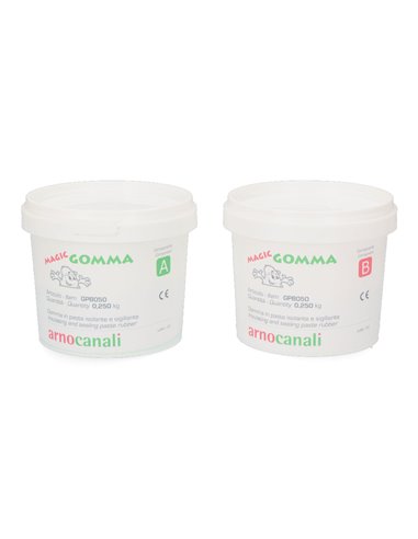 Aislante líquido solidificable “Magic Gomma” bicomponente en pasta 20kV/mm de resistencia dieléctrica (2 unidades de 250g)
