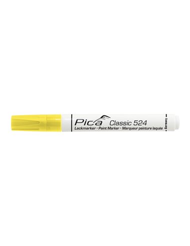 Pennarello indelebile giallo “Classic 524” ad alto contrasto