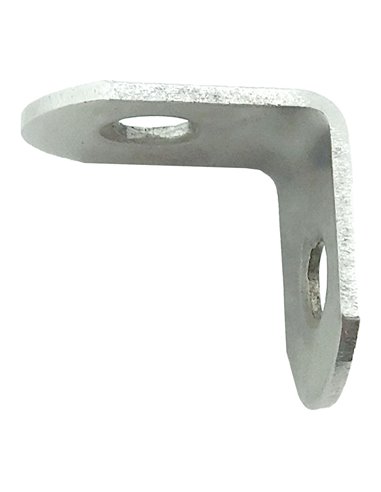 ÁNGULO REFUERZO AN24, ACERO INOXIDABLE, 20 x 20 x 16 mm. 4 unidades