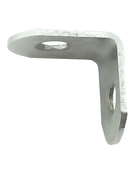 ÁNGULO REFUERZO AN24, ACERO INOXIDABLE, 20 x 20 x 16 mm. 4 unidades