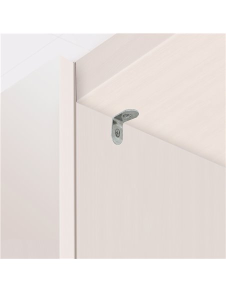 ÁNGULO REFUERZO AN24, ACERO INOXIDABLE, 20 x 20 x 16 mm. 4 unidades
