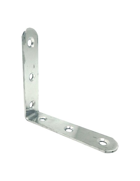 ÁNGULO REFUERZO AN24, ACERO INOXIDABLE, 80 x 80 x 19 mm. 4 unidades