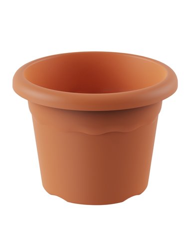 Maceta redonda Terra Ø260mm Marrón