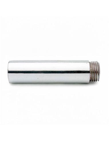 Alargo grifo cromado. 1/2" x 10 cm