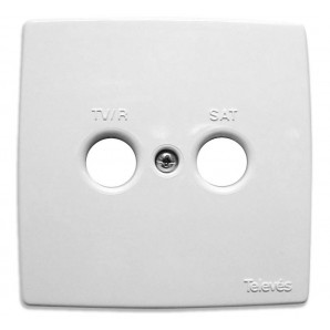 Coperchio per TV/FM / TV - bianco-Televes 5440