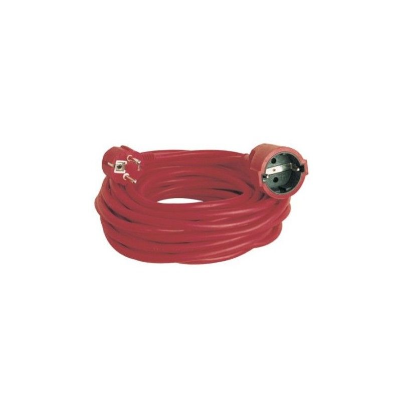 Prolongador rojo 3x1.5mm 10 metros 3500W GSC 0100052