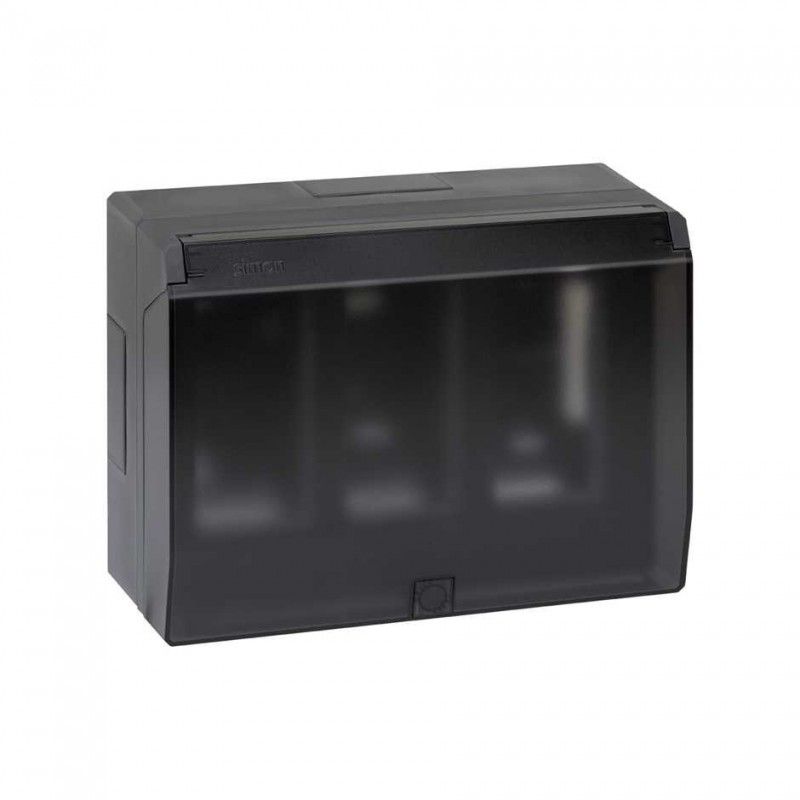 Caja tapa superfície 3 módulos grafito SIMON 51040003-038