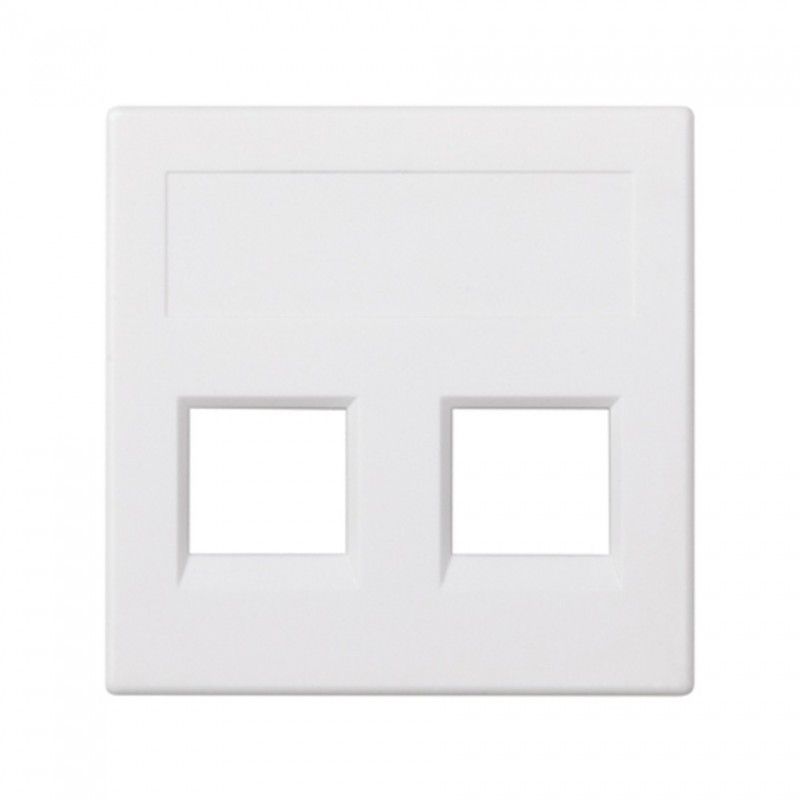 Placa vd plana sg infra+ 2 mod blanco SIMON 50015189-030