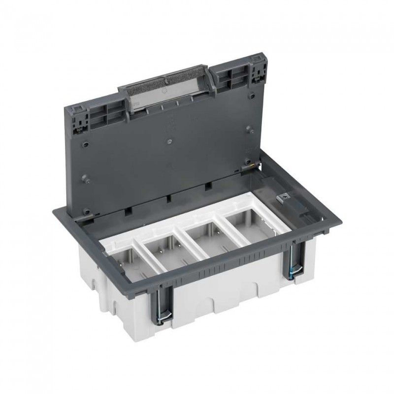 Caja suelo 90mm 4 mod gris SIMON 52050104-035