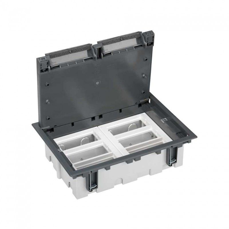 Caja suelo 90mm 6 mod gris SIMON 52050106-035