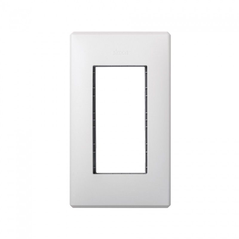 Moldura embutida 1 módulo branco SIMON 51010101-030