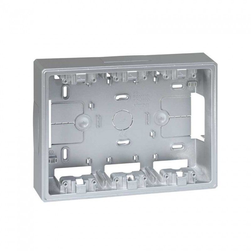 Base caja superficie para kit 3 mod al SIMON 51050003-033