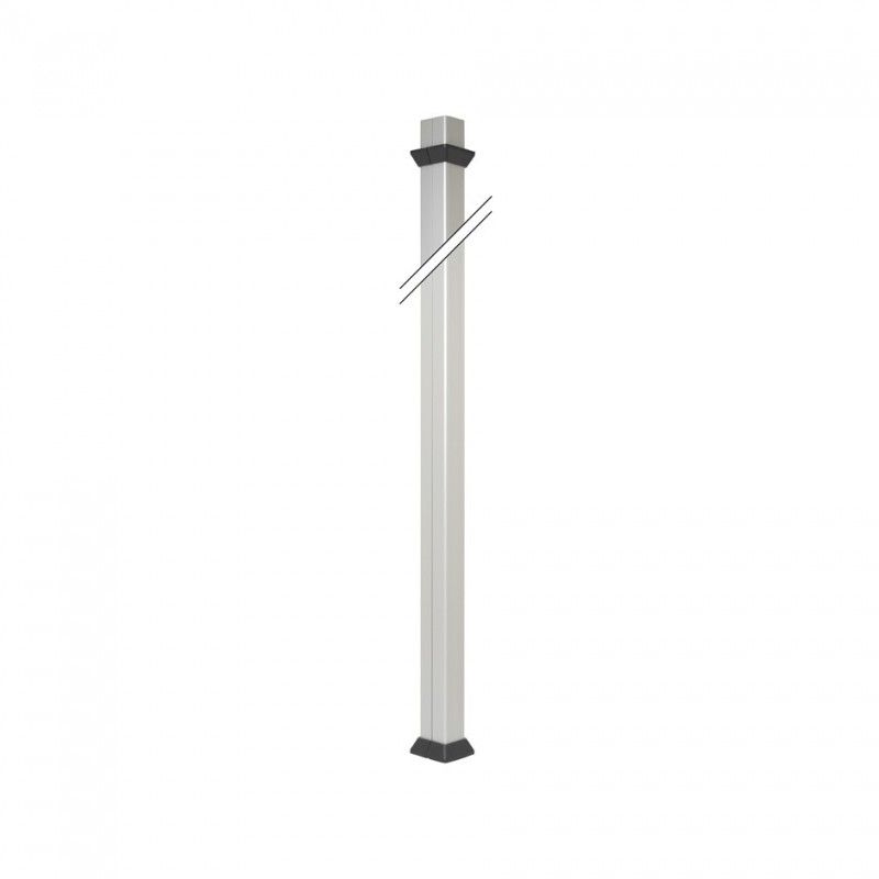 Columna 2 caras alu-gra SIMON 53550201-033