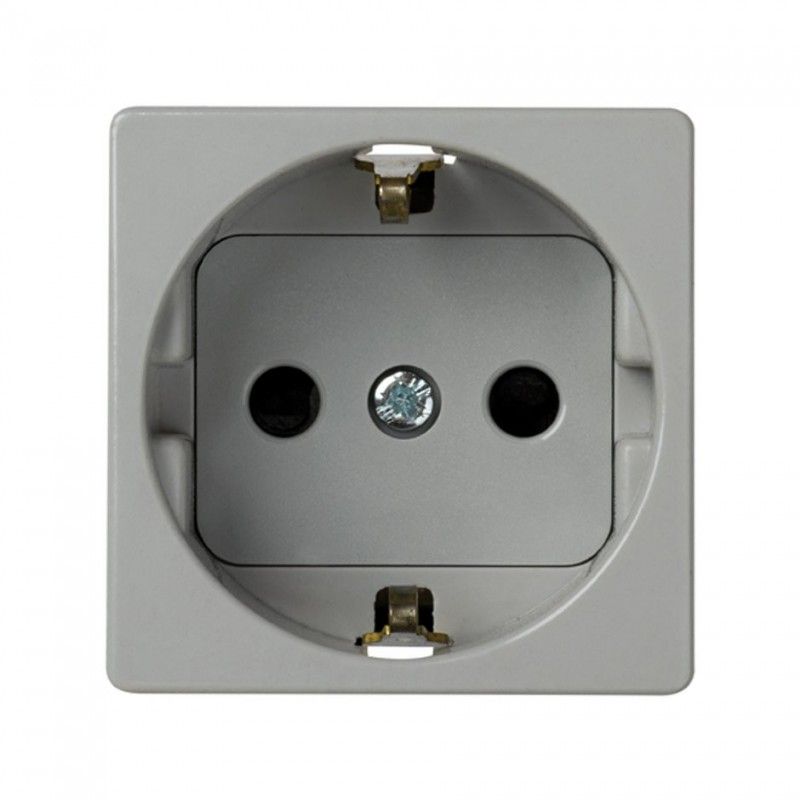 Base schuko plug with safety embornamiento screw SIMON 27472-67