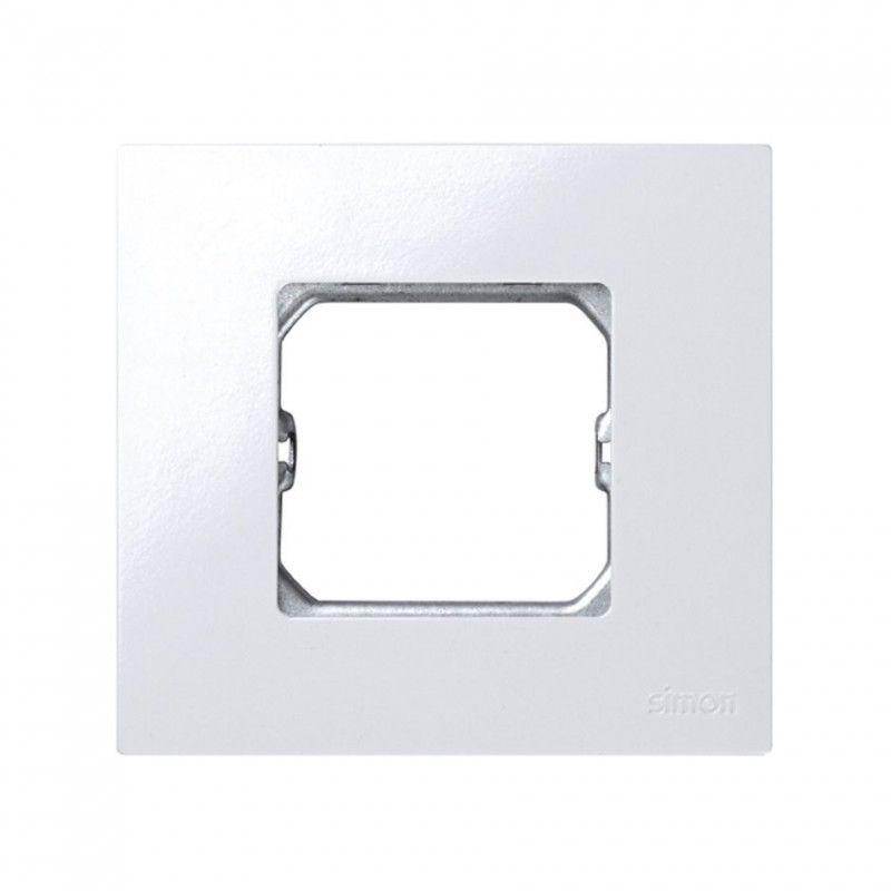 Pack de 100 u. image 1 élément compact blanc avec un cadre distinct SIMON 2702610-030