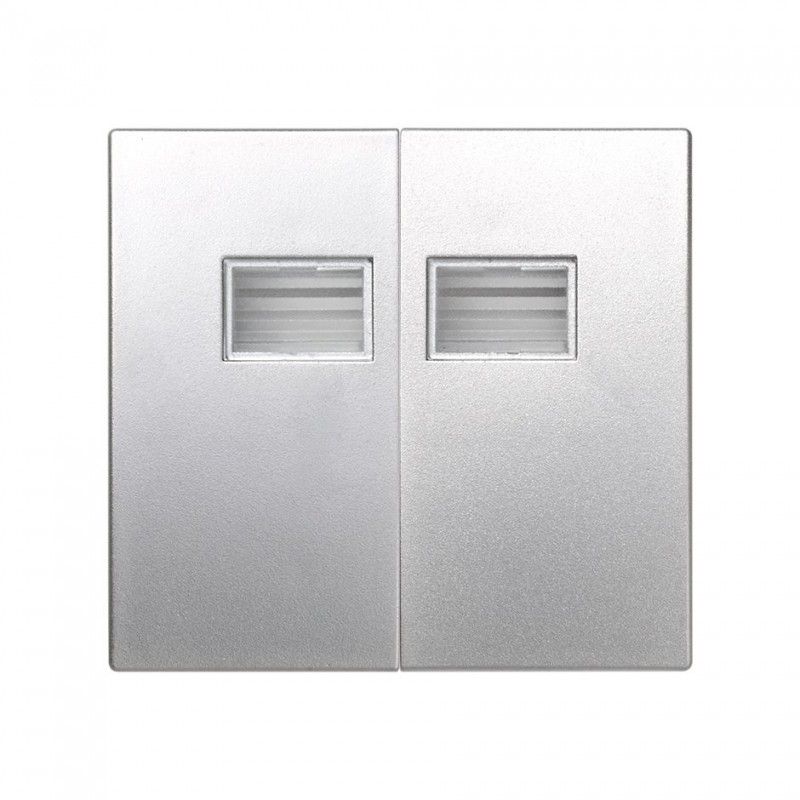 Taste doppel-aluminium s. 44 aqua SIMON 4400026-033