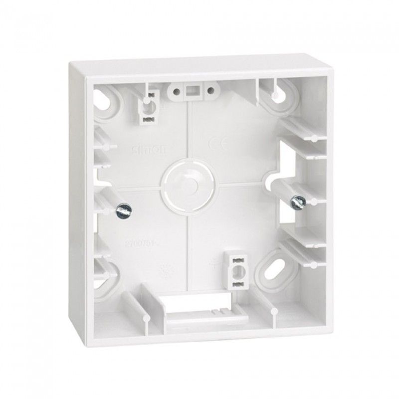 Caja superficie 1 elemento blanca SIMON 2700751-030