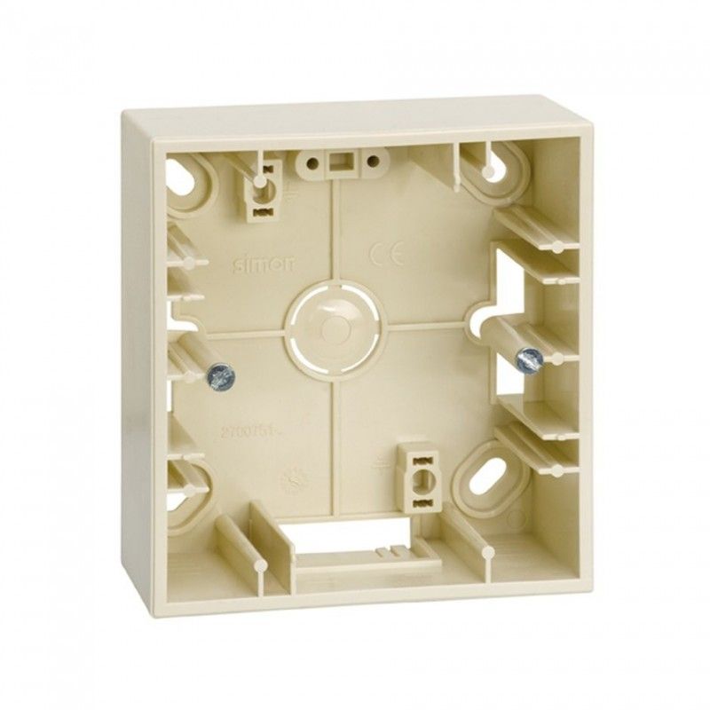 Surface box 1 element ivory SIMON 2700751-031