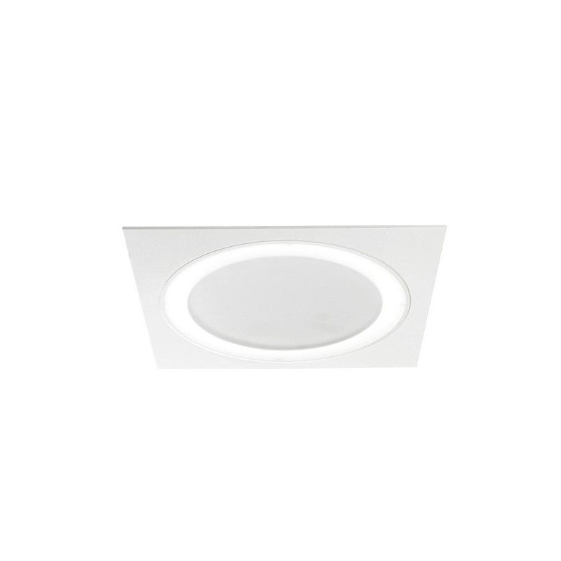 Downlight LED 6,5W+25W Aret quadrado branco CRISTALRECORD 02-670-00-360