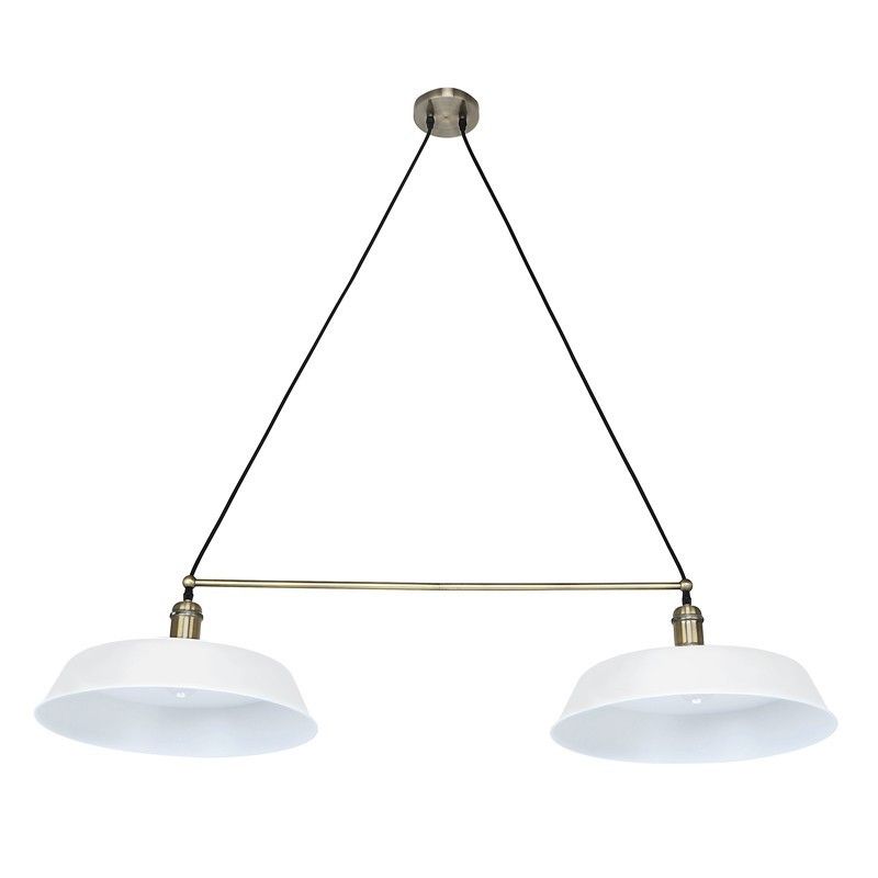 Lampada "PARIGI" 2-luce bianco opaco CRISTALREDORD 99-249-27-000