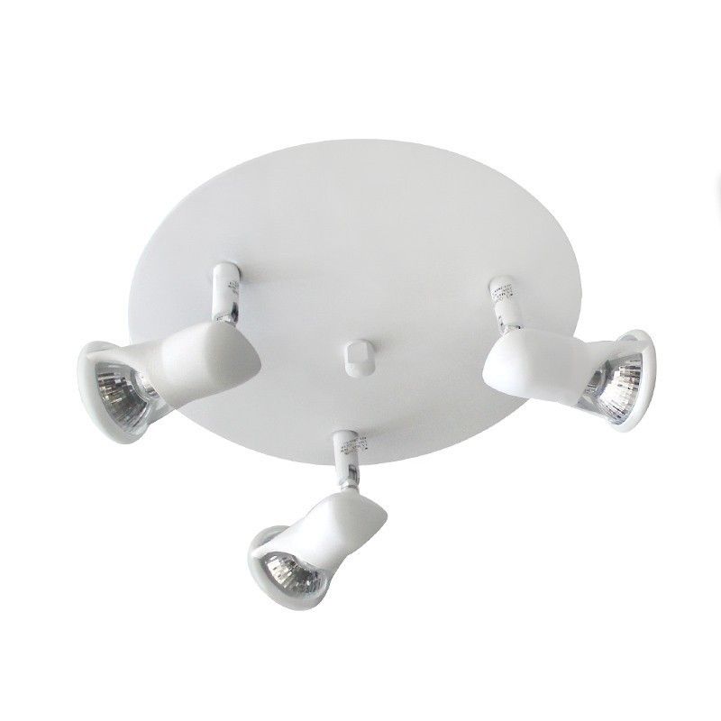 CEILING 3 LIGHTS NEW FLIPPER TEXTURED WHITE CRISTALREDORD 001-2888-3-080